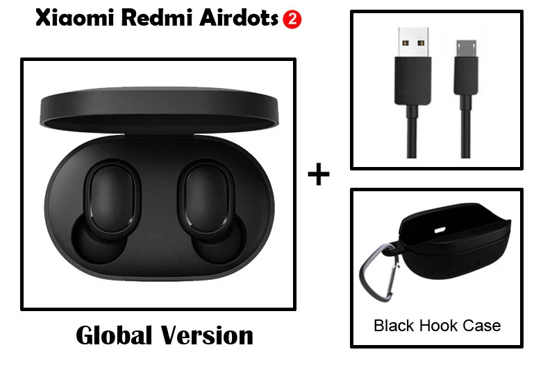 Original Xiaomi Redmi Airdots 2 TWS Bluetooth 5.0 Wireless Earphone