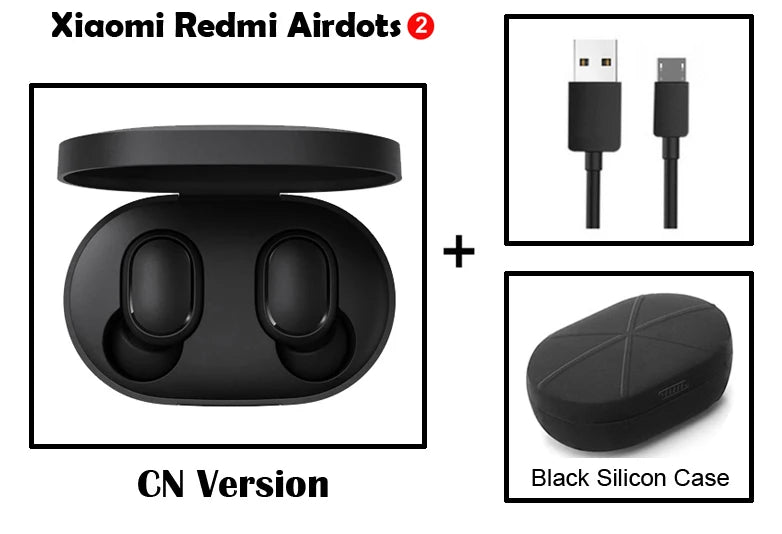 Original Xiaomi Redmi Airdots 2 TWS Bluetooth 5.0 Wireless Earphone