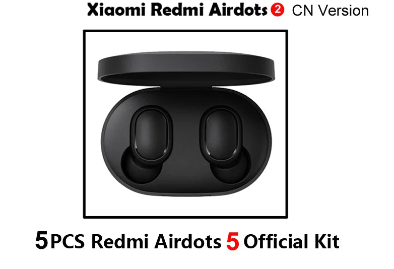 Original Xiaomi Redmi Airdots 2 TWS Bluetooth 5.0 Wireless Earphone