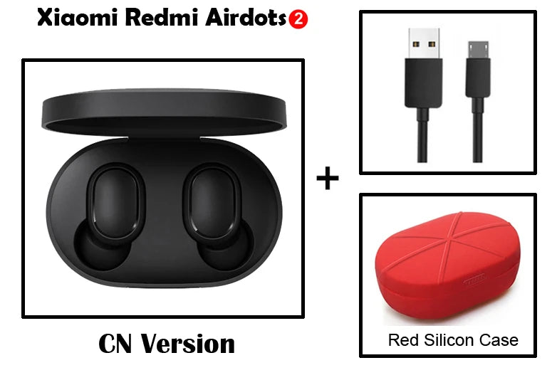 Original Xiaomi Redmi Airdots 2 TWS Bluetooth 5.0 Wireless Earphone