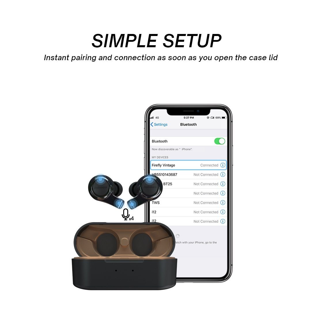 Firefly Vintage - Bluetooth 5.2 Wireless Earbuds