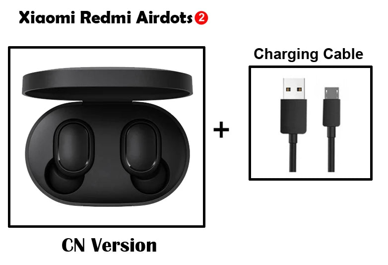 Original Xiaomi Redmi Airdots 2 TWS Bluetooth 5.0 Wireless Earphone